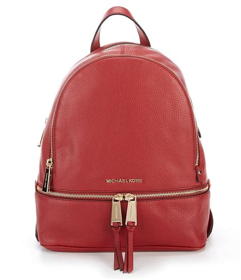 michael kors rhea zip small backpack|michael kors mini backpack.